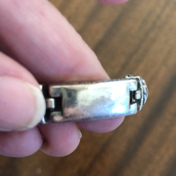 Retired Brighton MARRAKESH silver bar bracelet - Picture 10 of 11